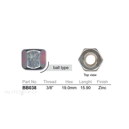 Nice Products Wheel Nut - BB038