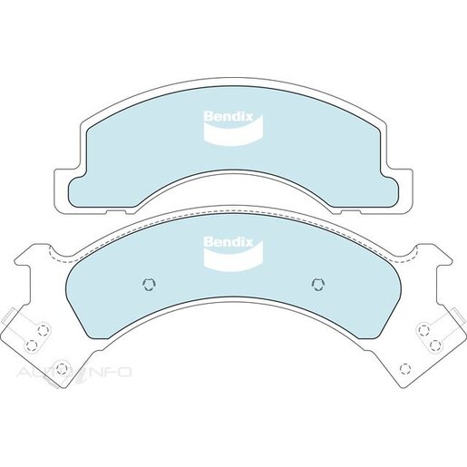 Bendix HD Front Brake Pads - DB1817-HD