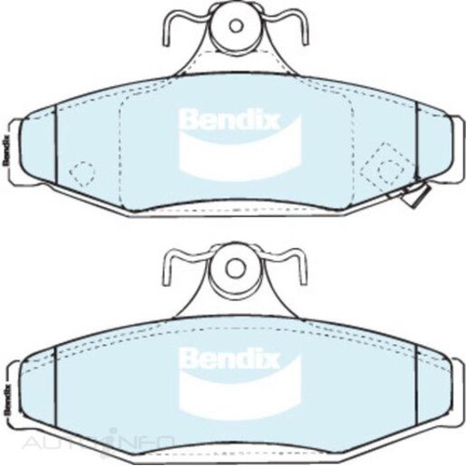 Bendix 4WD Rear Brake Pads - DB1338-4WD