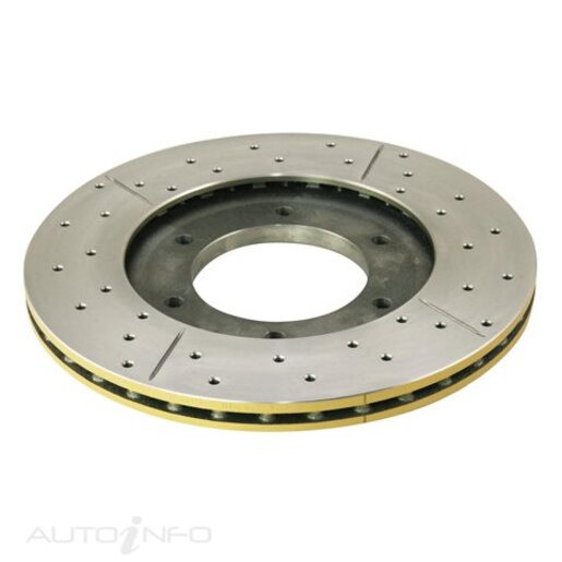 DBA Disc Brake Rotor Single Street Cross Drilled & Slotted - DBA329X