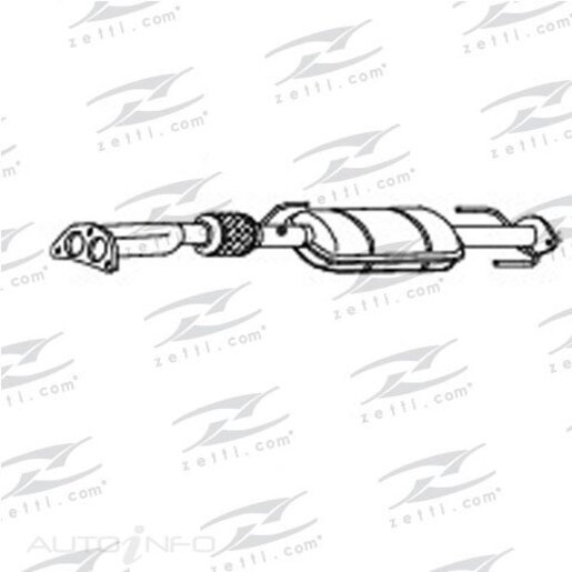 Redback Catalytic Converter Std Replacement - C1333