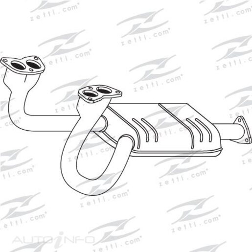 Redback Catalytic Converter - C6564