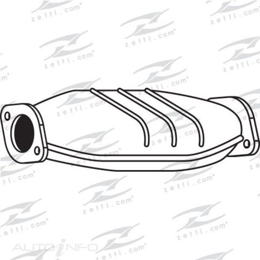 Redback Catalytic Converter Std Replacement - C7969