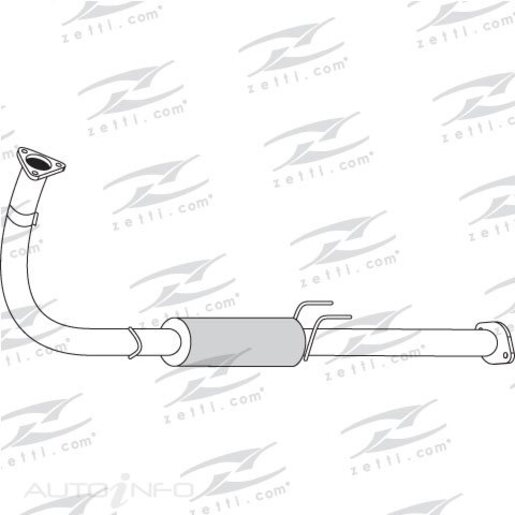 Redback Engine Pipe Std Replacement - E6226