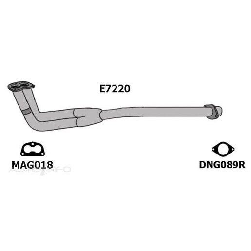 Redback Engine Pipe Std Replacement - E7220