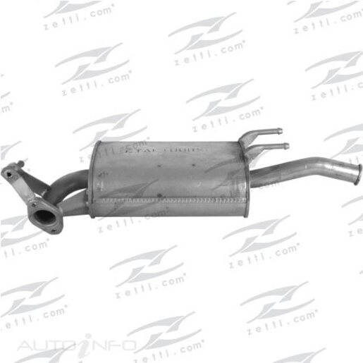 Redback Rear Muffler Std Replacement - M1322