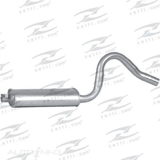 Redback Front Muffler Std Replacement - M3074