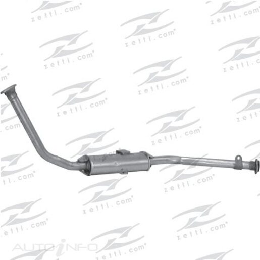 Redback Front Muffler Std Replacement - M3784