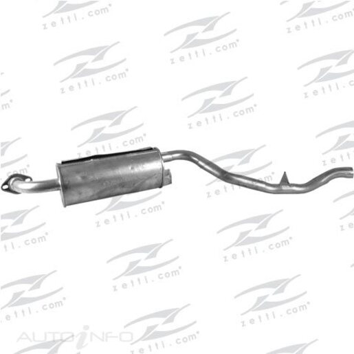 Redback Rear Muffler Std Replacement - M3793