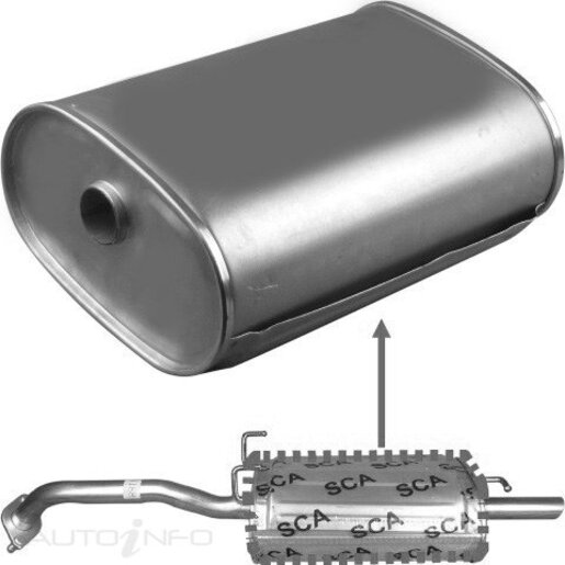 Redback Exhaust Muffler - M4188