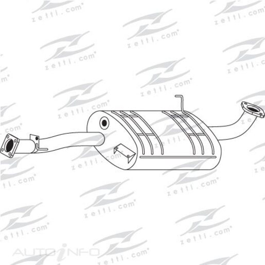 Redback Muffler Assembly - M4954