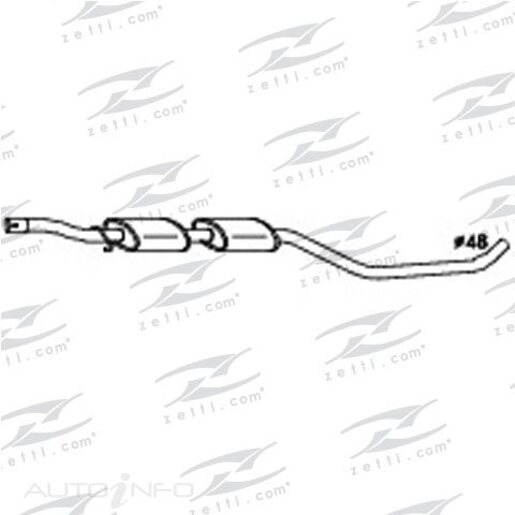 Redback Exhaust System - M6718