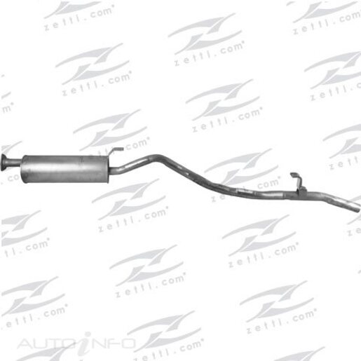 Redback Rear Muffler Std Replacement - M8705