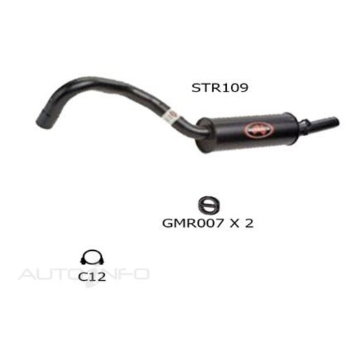 Redback Sports Exhaust System - STR109