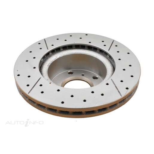 DBA Disc Brake Rotor Single Street Cross Drilled & Slotted - DBA040X