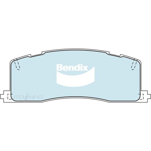 Bendix 4WD Rear Brake Pads - DB1213-4WD