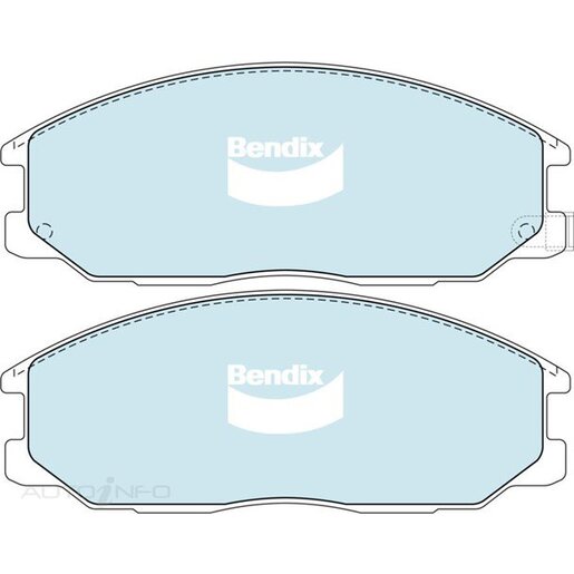 Bendix 4WD Front Brake Pads - DB1450-4WD