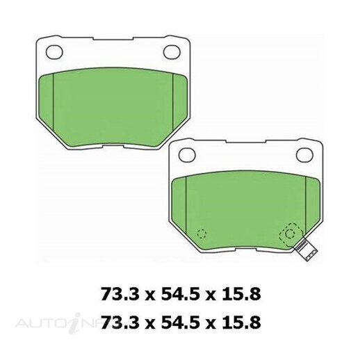 Masterpart Rear Brake Pads - DB1220MP