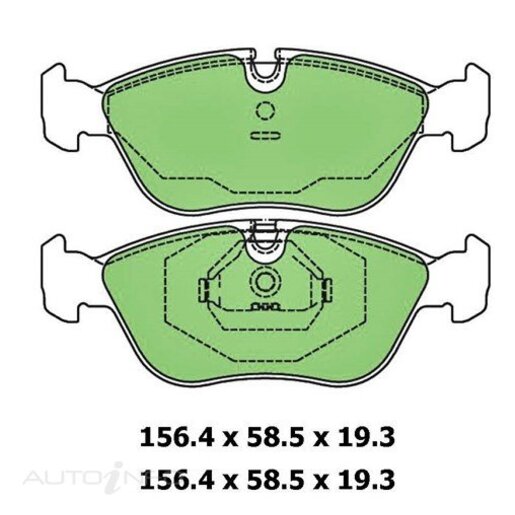 Masterpart Front Brake Pads - DB1261MP