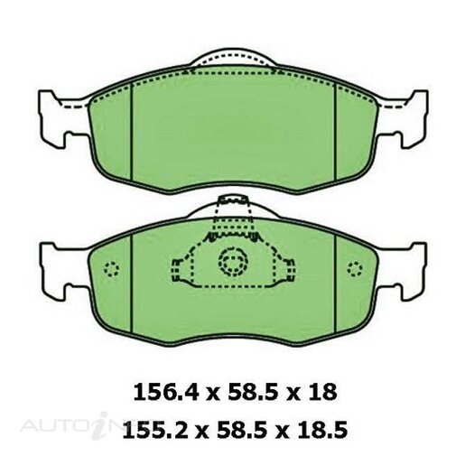 Masterpart Front Brake Pads - DB1299MP