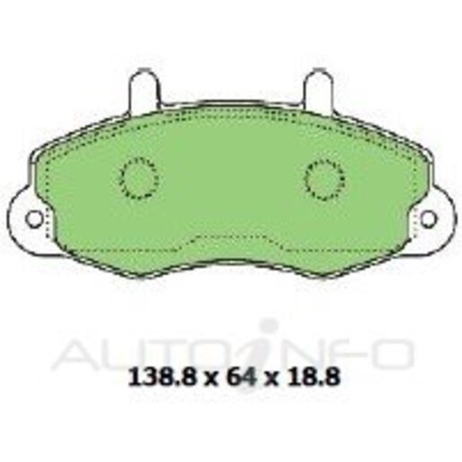 Masterpart Front Brake Pads - DB1340MP