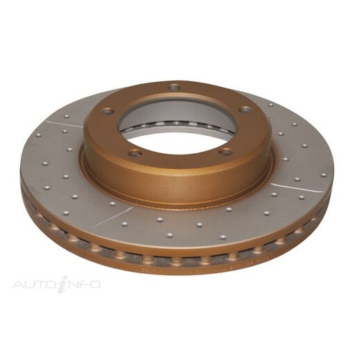 DBA Disc Brake Rotor Single Street Cross Drilled & Slotted - DBA788X