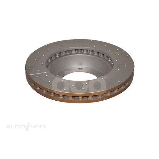 DBA Disc Brake Rotor Single Street Cross Drilled & Slotted - DBA788X