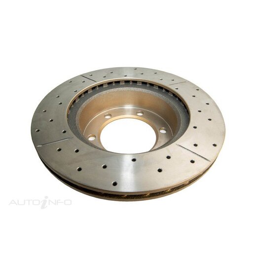 DBA Disc Brake Rotor Single Street Cross Drilled & Slotted - DBA792X