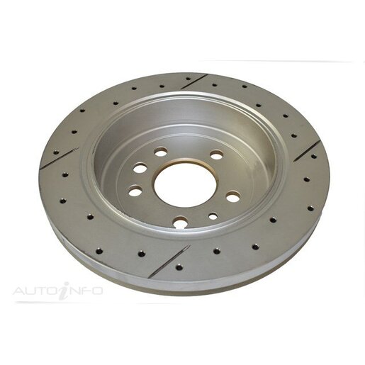 DBA Disc Brake Rotor Single Street Cross Drilled & Slotted - DBA505X