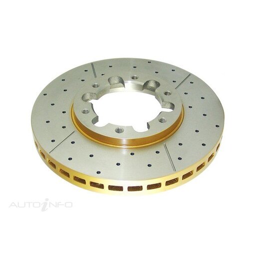 DBA Disc Brake Rotor Single Street Cross Drilled & Slotted - DBA625X