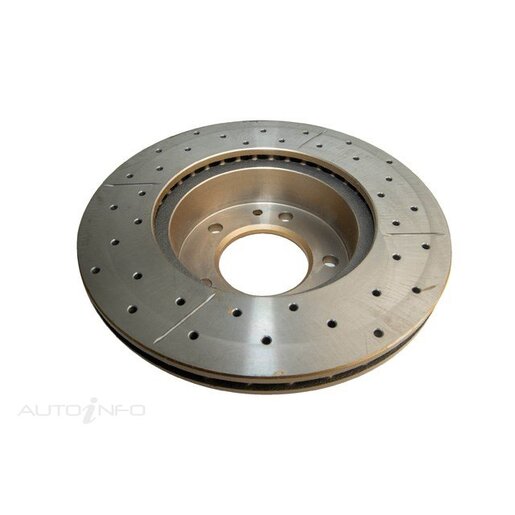 DBA Disc Brake Rotor Single Street Cross Drilled & Slotted - DBA636X