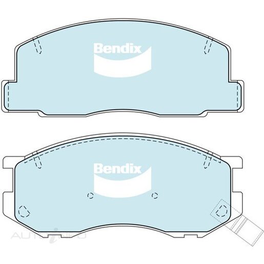 Bendix 4WD Front Brake Pads - DB1276-4WD