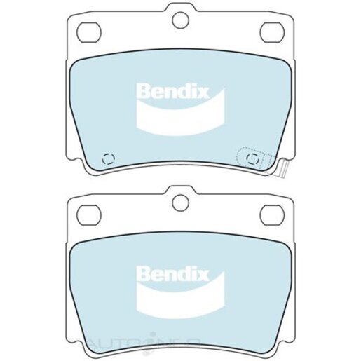 Bendix 4WD Rear Brake Pads - DB1390-4WD