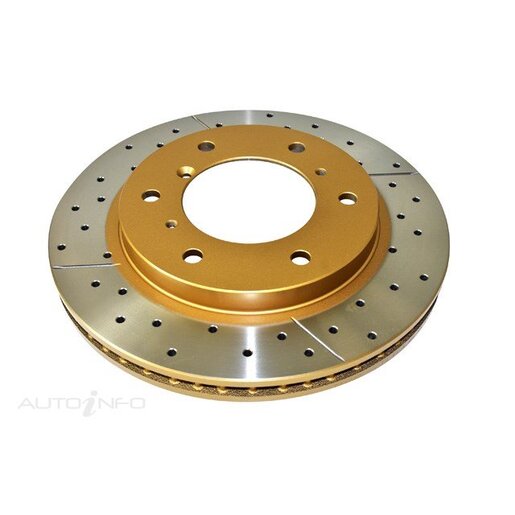 DBA Disc Brake Rotor Single Street Cross Drilled & Slotted - DBA660X