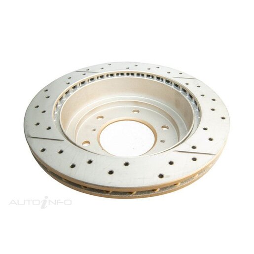 DBA Disc Brake Rotor Single Street Cross Drilled & Slotted - DBA661X