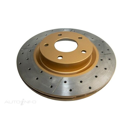 DBA Disc Brake Rotor Single Street Cross Drilled & Slotted - DBA954X