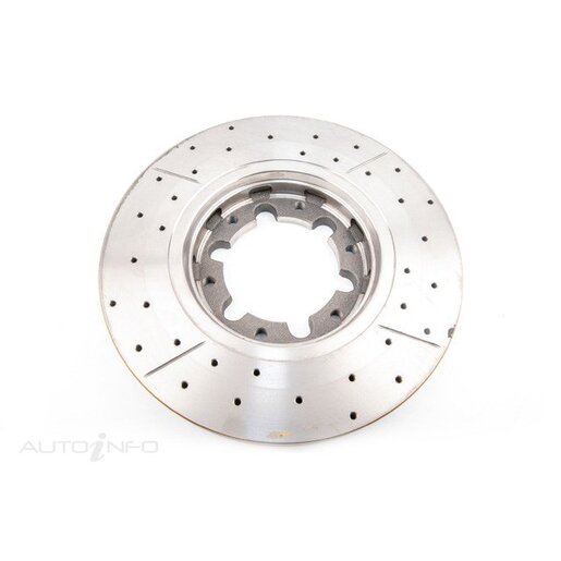 DBA Disc Brake Rotor Single Street Cross Drilled & Slotted - DBA698X