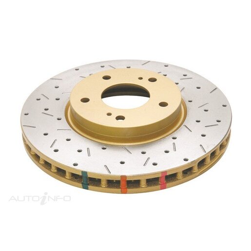 DBA Disc Brake Rotor Street Cross Drilled & Slotted - DBA4963XS