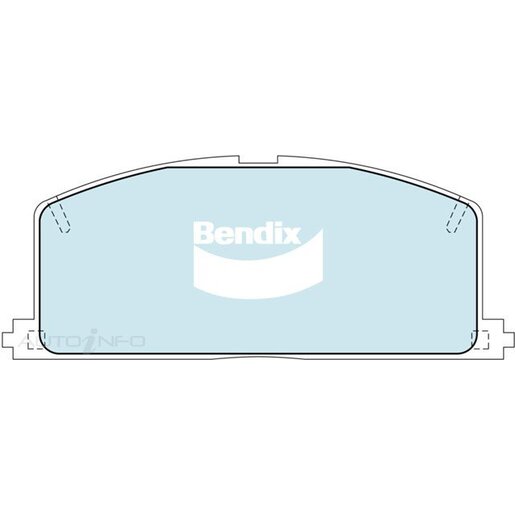 Bendix Ceramic Front Brake Pads - DB308-GCT