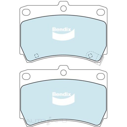 Bendix Front Brake Pads - DB1158-HD