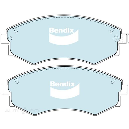 Bendix Front Brake Pads - DB1167-HD