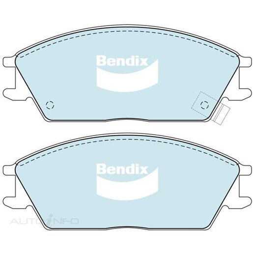 Bendix Front Brake Pads - DB1252-HD