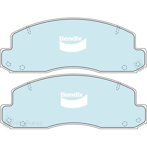 Bendix HD Front Brake Pads - DB1293-HD