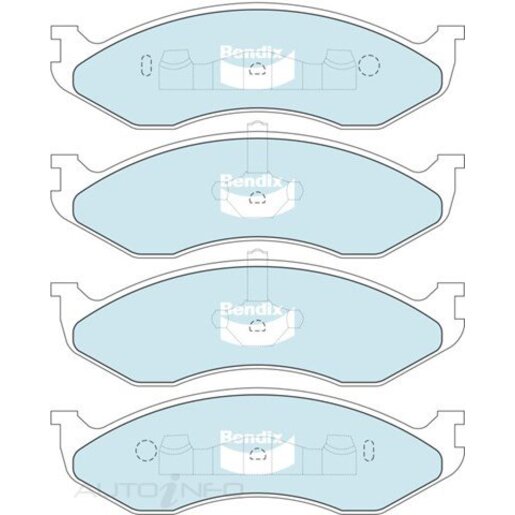 Bendix HD Front Brake Pads - DB1311-HD