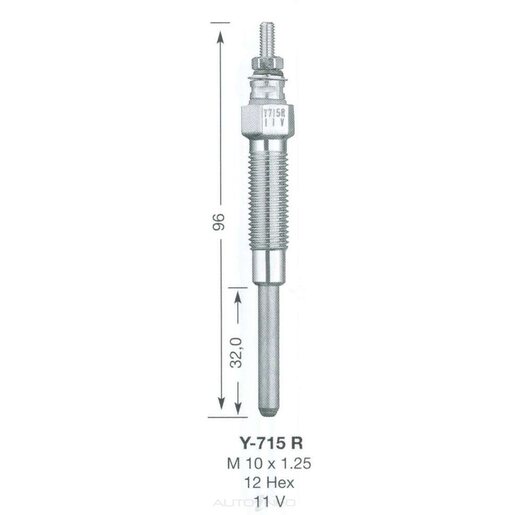 NGK Diesel Glow Plug - Y-715R