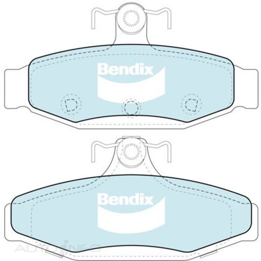 Bendix Ceramic Rear Brake Pads - DB1106-GCT