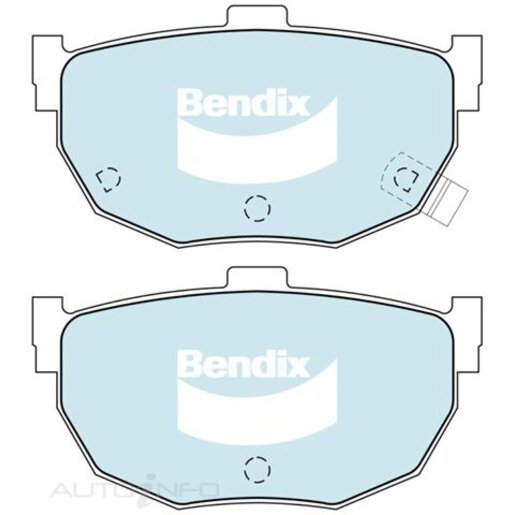 Bendix Ceramic Rear Brake Pads - DB1166-GCT