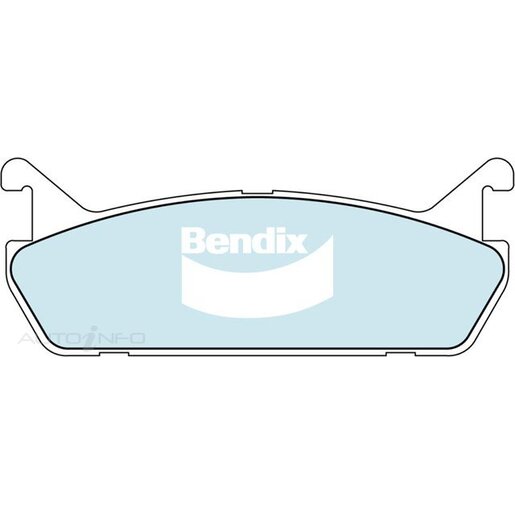 Bendix Ceramic Rear Brake Pads - DB1180-GCT