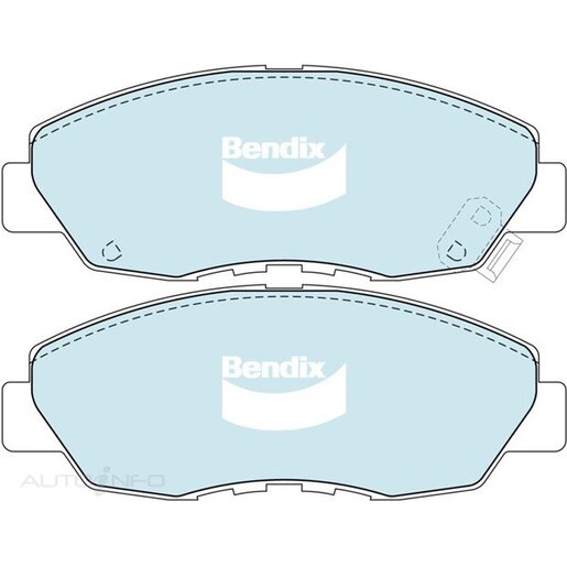 Bendix Ceramic Front Brake Pads - DB1191-GCT