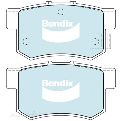 Bendix Ceramic Rear Brake Pads - DB1265-GCT